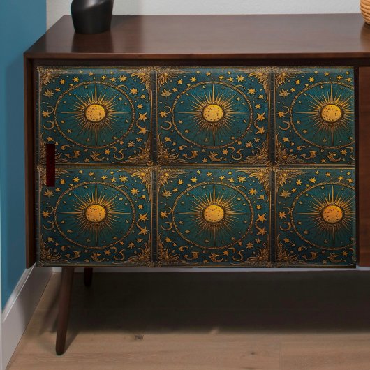 Brass Suns Decoupage Seidenpapier