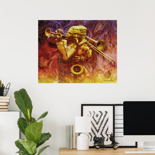 Brass Trio Poster (Heimbüro)