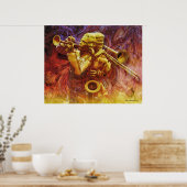 Brass Trio Poster (Küche)