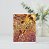 Brass Wall Postkarte (Stehend Vorderseite)