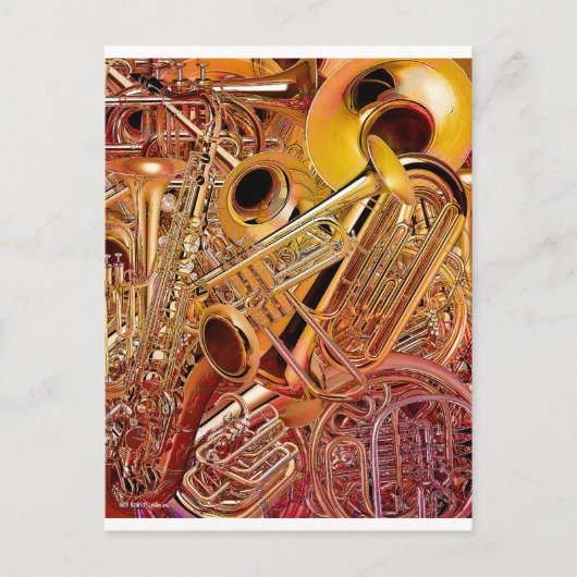 Brass Wall Postkarte (Vorderseite)