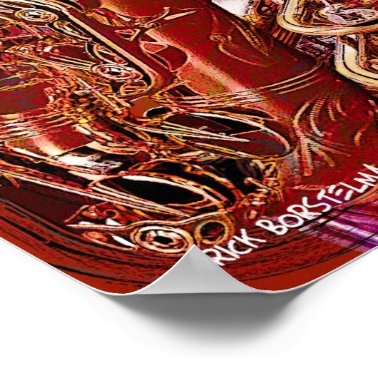 Brass-Wand Poster (Ecke)