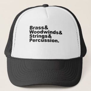 Brass & Woodwinds & Streichorchester & Schlagzeug Truckerkappe