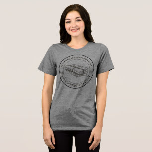 Brassbright Press mit Steampunk-Logik Tri-Blend Shirt
