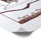 Brasserie La Renaissance | Place du Marche, Dinan Poster (Ecke)