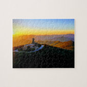 Brasstown Bald Observation Tower bei Sonnenaufgang Puzzle (Horizontal)