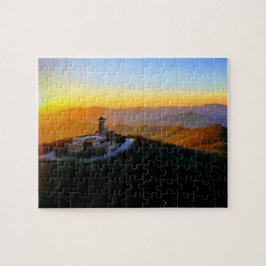 Brasstown Bald Observation Tower bei Sonnenaufgang Puzzle