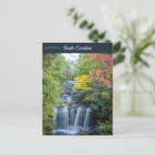 Brasstown Falls Westminster South Carolina Postkarte (Stehend Vorderseite)