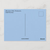 Brasstown Falls Westminster South Carolina Postkarte (Rückseite)