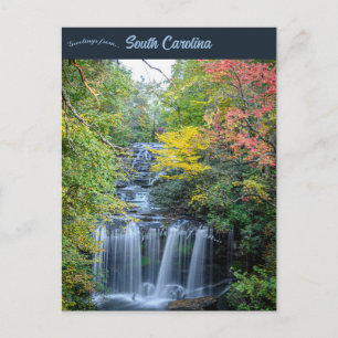 Brasstown Falls Westminster South Carolina Postkarte