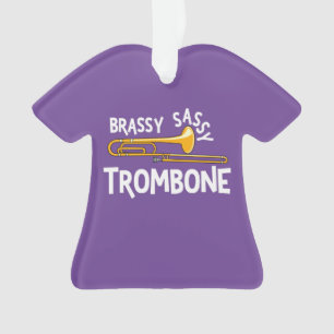 Brassy Sassy Trombone Ornament