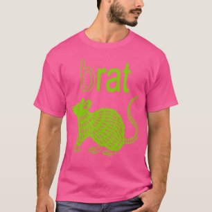 Brat B Rat Maus Lustige Kleidung Retro T-Shirt