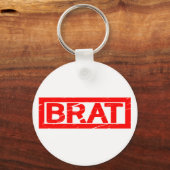Brat-Briefmarke Schlüsselanhänger (Vorderseite)