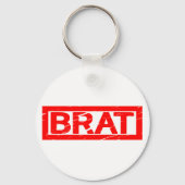 Brat-Briefmarke Schlüsselanhänger (Rückseite)