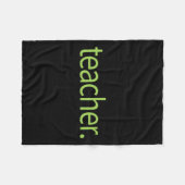 Brat Funny Kamala Harris Brat Summer Green Meme Fleecedecke (Vorderseite (Horizontal))