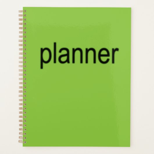 Brat Green Planner Planer (Vorderseite)