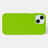 Brat Green Solid Color Case-Mate iPhone Hülle (Rückseite (Horizontal))