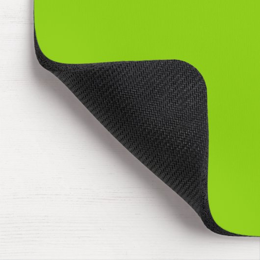 Brat Green Solid Color Mousepad (Ecke)