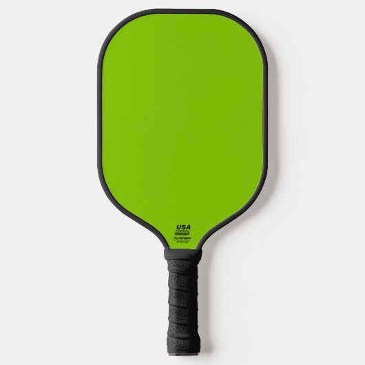 Brat Green Solid Color Pickleball Schläger (Vorderseite)
