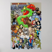 Brat-halla Cast Poster (Vorne)