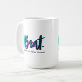 BRAT KAFFEETASSE (Vorderseite Links)