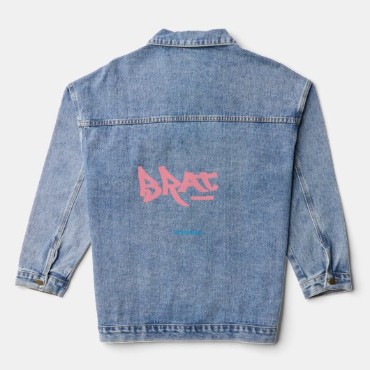 Brat logo jeansjacke (Rückseite)