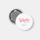 Brat logo magnet (Vorderseite/Rückseite)