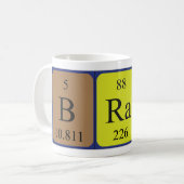 Brat Periodenname Tasse (Vorderseite Links)
