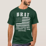 Brat  Purple Up Military Child Awareness  Mens & W T-Shirt<br><div class="desc">Brat  Purple Up Military Child Awareness  Mens & Womens  .</div>