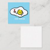 Brateier am guten Morgen Mitteilungskarte (Vorne/Hinten)