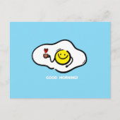 Brateier am guten Morgen Postkarte (Vorderseite)