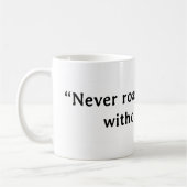 Braten Sie nie Ihren Esel ohne Butter Kaffeetasse (Links)