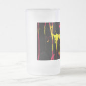 Braten und Sporen und mattiertes Bacchanal Mattglas Bierglas (Mittel)