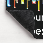 Bratenfett-Linien der Farbe Mousepad (Ecke)