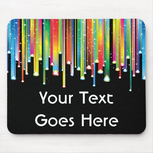 Bratenfett-Linien der Farbe Mousepad (Vorne)