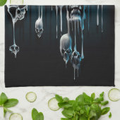 Bratenfett-Schädel Handtuch (Gefaltet)