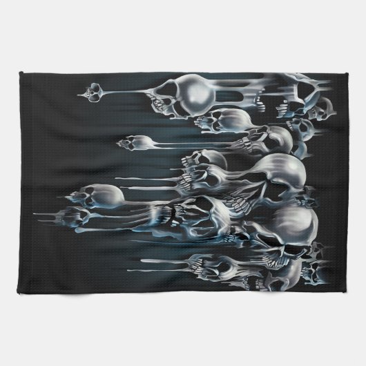 Bratenfett-Schädel Handtuch (Horizontal)