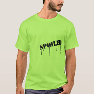 Bratenfettfarbe "verdorbener" T - Shirt