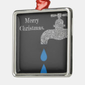 Bratenfetthahn- und ornament aus metall (Links)