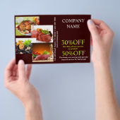 Brathahn, privater Koch, Catering Flyer (Handgriff)