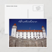 Bratilava-Burg Postkarte (Vorne/Hinten)