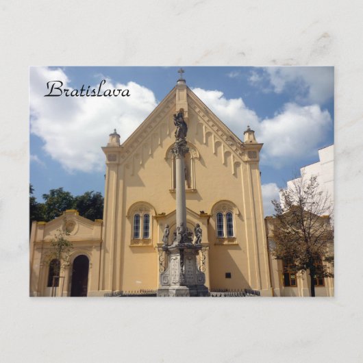 Bratilava Kapuzinerkirche Postkarte (Vorderseite)