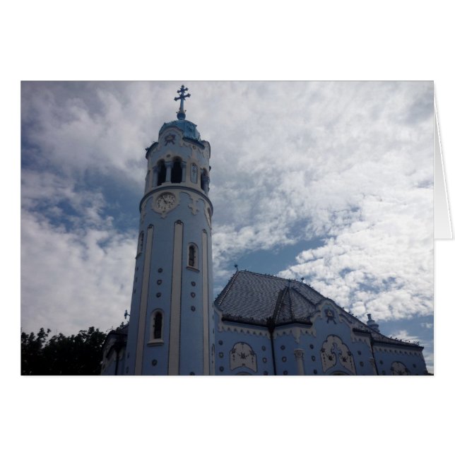 Bratilava Kirche blau (Vorderseite (Horizontal))