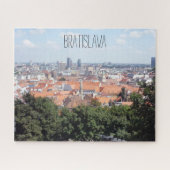 Bratilava Stadt grün Puzzle (Horizontal)