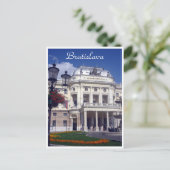Bratilava Theaterrasen Postkarte (Stehend Vorderseite)
