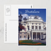Bratilava Theaterrasen Postkarte (Vorne/Hinten)