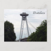 Bratilava UFO-Brücke Postkarte (Vorderseite)