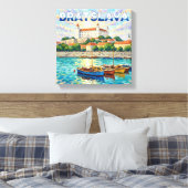 Bratislava Burg Wasserfront Leinwand Kunst (Insitu (Schlafzimmer))