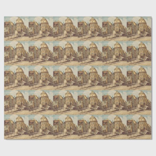 Bratislava by Richard Lux Geschenkpapier (Flach)