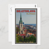 Bratislava Cityscape Postkarte (Vorne/Hinten)